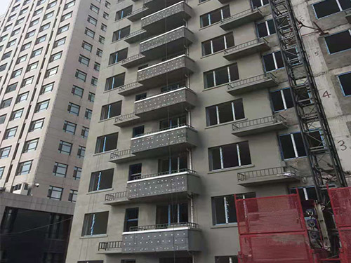 水泥发泡保温板现场施工图